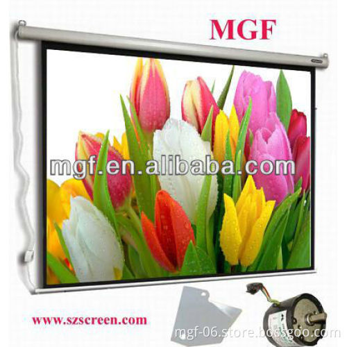 4:3 Motorized Projection Screen with Remote Control